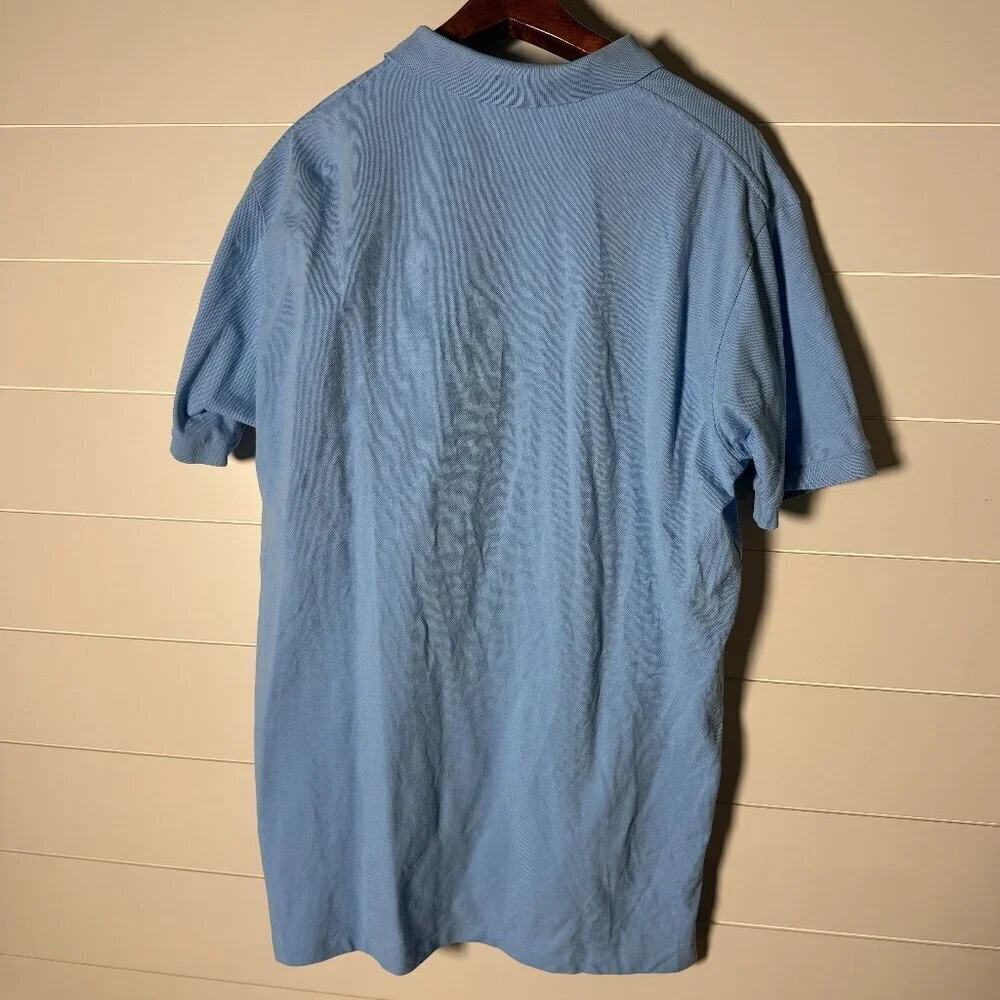Polo by Ralph Lauren Short Sleeve Polo Baby Blue with Yellow Pony Size XL